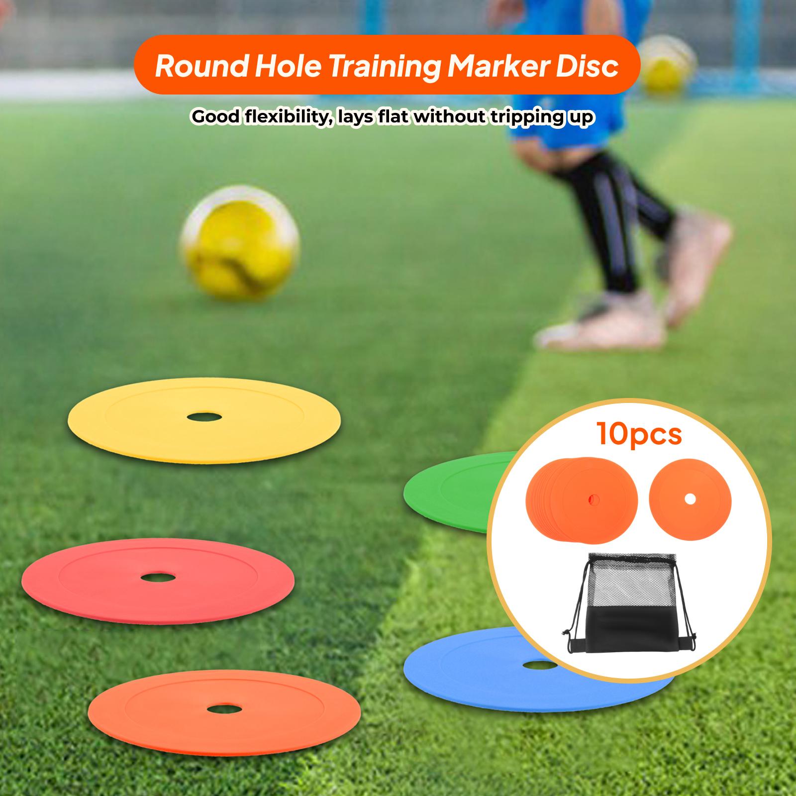 Court Marker Cone - 10x Flat Cones 6 inch Field