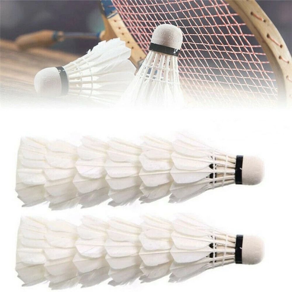 Badminton Bwf - 3/6/12Pcs New White Badminton Shuttlecock Durable