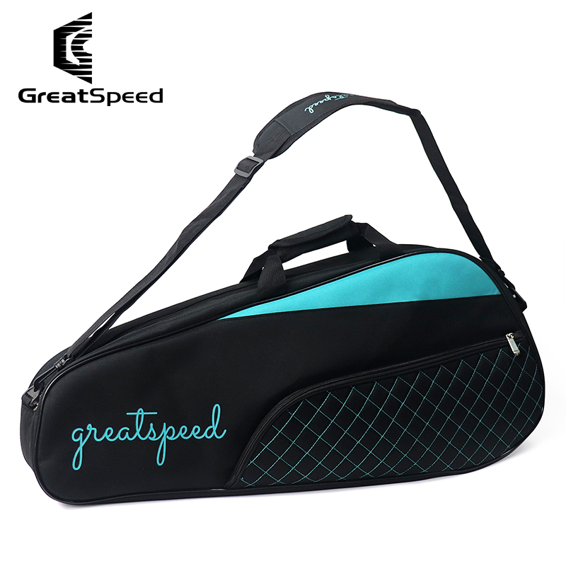 Badminton Field - GREATSPEED 3-Pack Tennis Racket Bag Shoulder