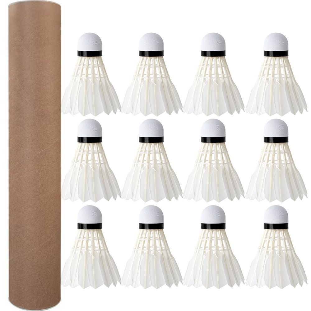 Badminton Bwf - 3/6/12Pcs New White Badminton Shuttlecock Durable