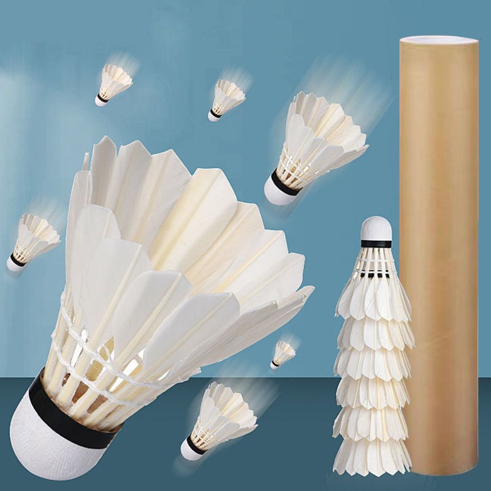 Badminton Bwf - 3/6/12Pcs New White Badminton Shuttlecock Durable