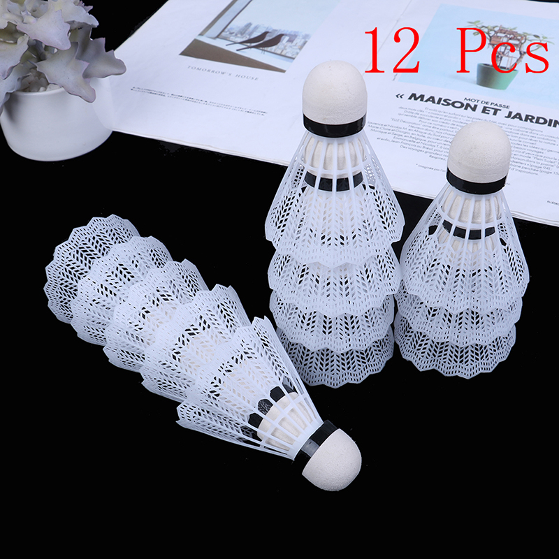 12Pcs Plastic Badminton Shuttl - Badminton Bwf 评论和价格