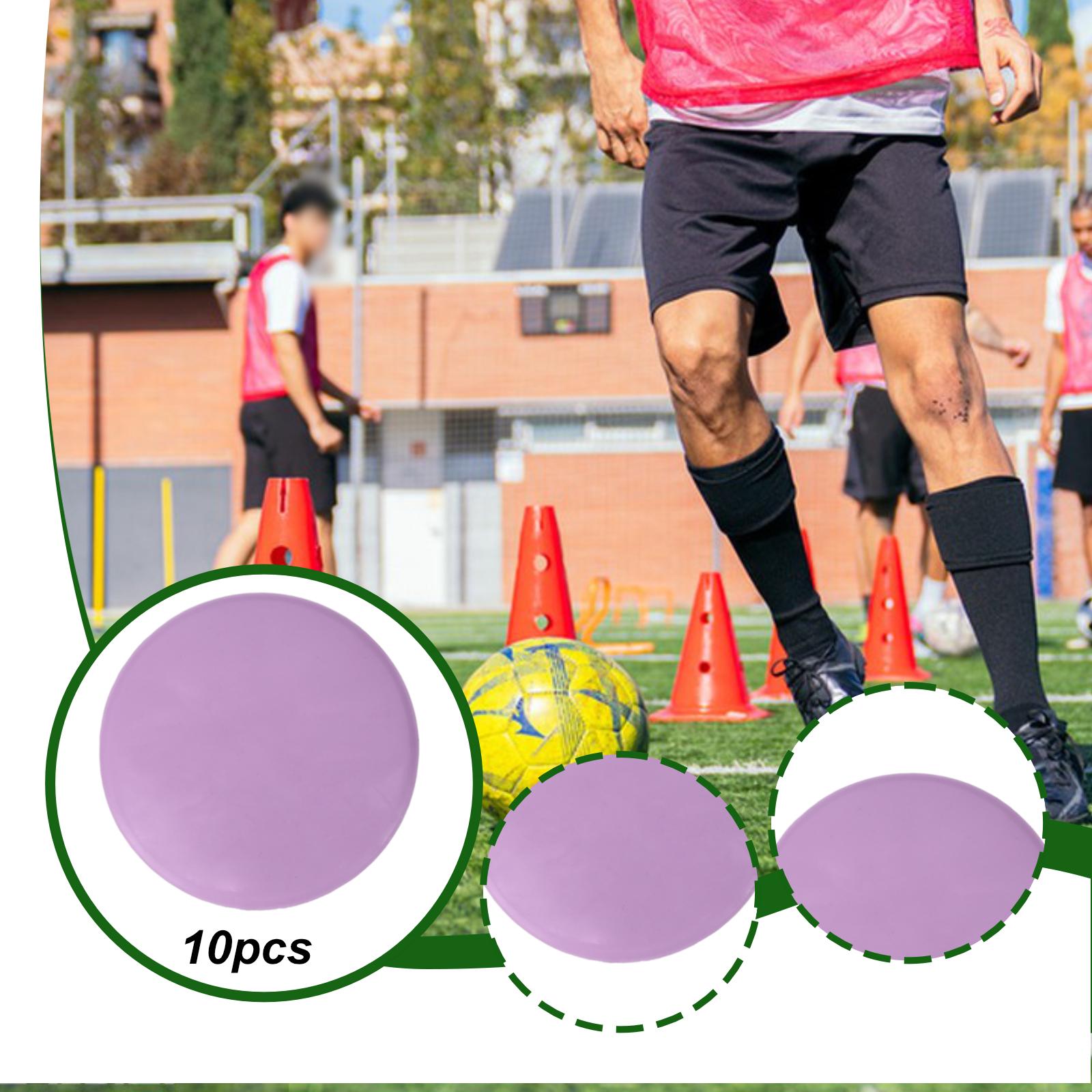 Portable Flat Soccer Cones TPE - Court Marker Cone 评论和价格