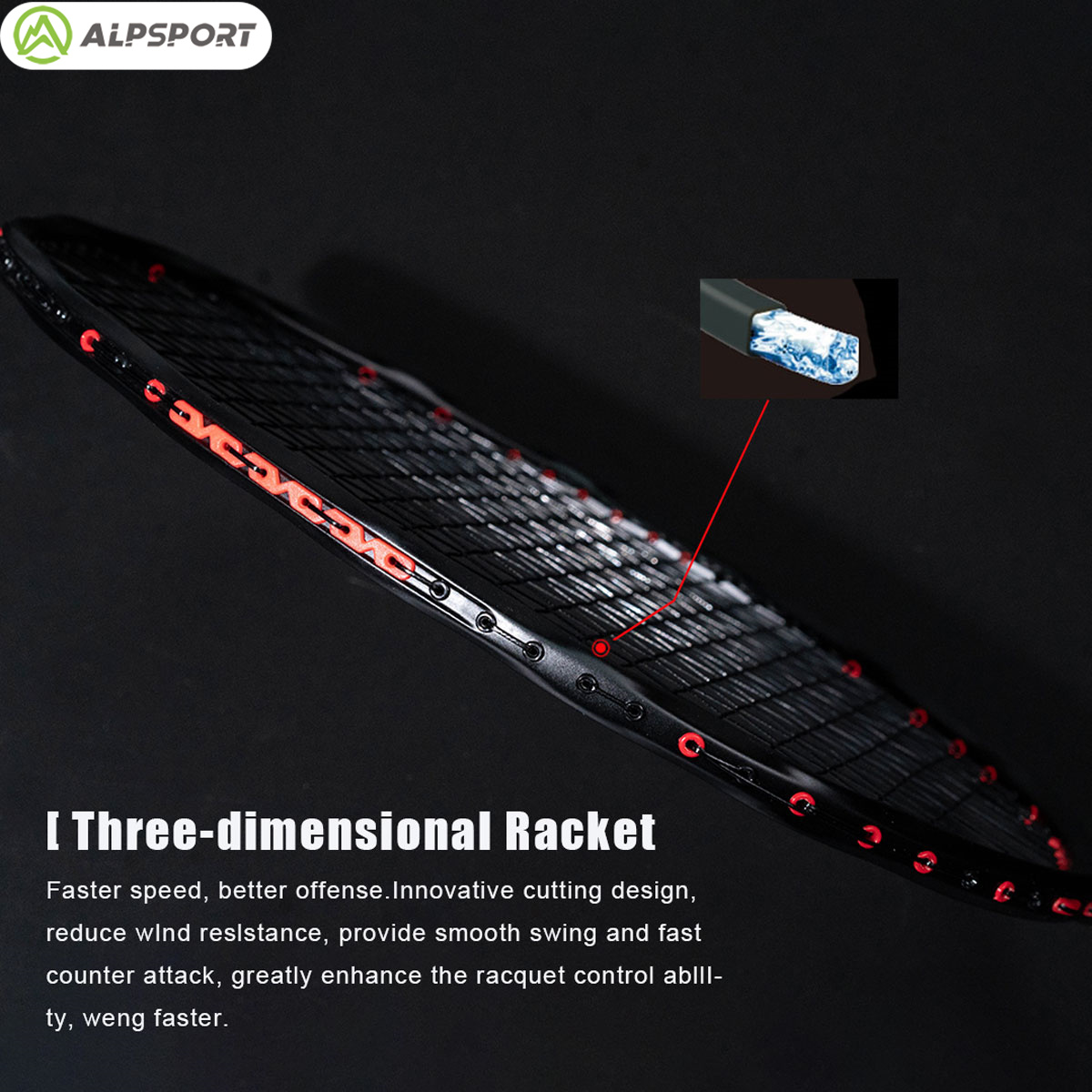 Alpsport MH-V5 5U 75g Wave Leg - Badminton Bwf 评论和价格