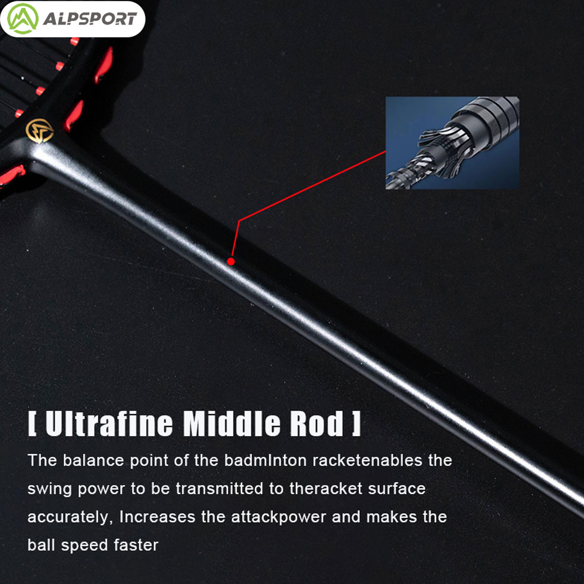 Alpsport MH-V5 5U 75g Wave Leg - Badminton Bwf 评论和价格